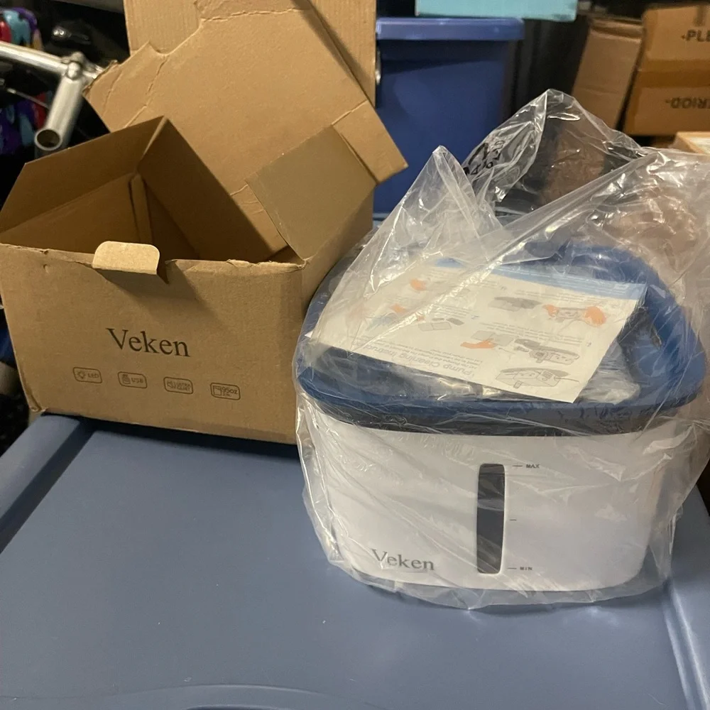 Veken Pet Drinking Fountain and Automatic Pet Feeder